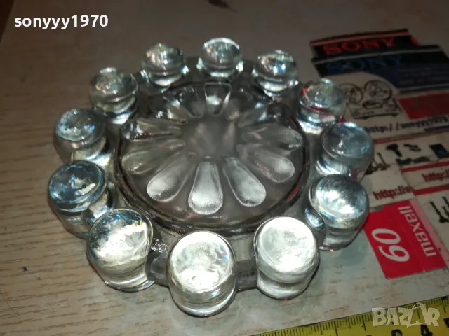 КРАСИВ СТЪКЛЕН ПЕПЕЛНИК 1405251147, снимка 4 - Антикварни и старинни предмети - 50282937