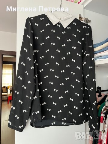 Ефирна блуза Mohito, снимка 1 - Блузи с дълъг ръкав и пуловери - 40021025