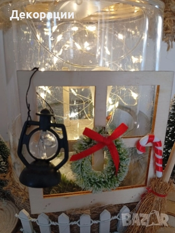 светеща коледна къщичка , снимка 2 - Декорация за дома - 52415895