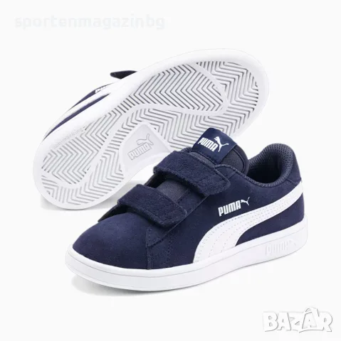 Детски кецове Puma Smash v2 SD V Inf, снимка 4 - Детски маратонки - 56177398