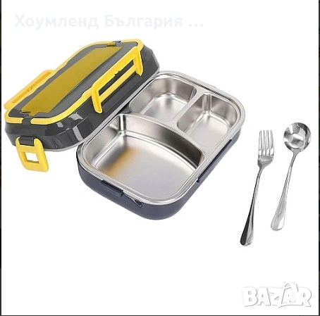 Кутия за затопляне на обяд за 12 или 220V INOX, снимка 6 - Кутии за храна - 54332468