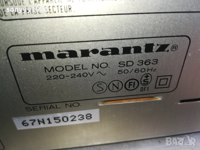 MARANTZ SD363 MADE IN JAPAN-ВЧЕРА ВНОС ОТ SWISS 0711251606LCHERY2, снимка 8 - Декове - 52333705