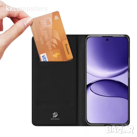 Xiaomi Poco F7 5G / Redmi Turbo 4 Pro 5G DUX DUCIS Leather Stand /Card Holder Кожен Калъф и Протекто, снимка 3 - Калъфи, кейсове - 50809999