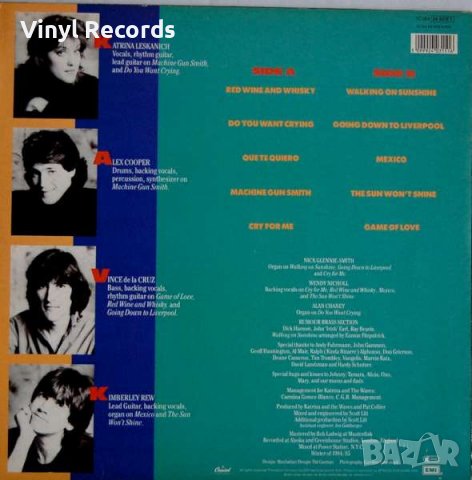 Грамофонна плоча Katrina And The Waves ‎– Katrina And The Waves, снимка 2 - Грамофонни плочи - 37323339