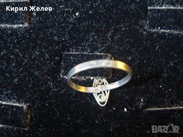 СТАРИНЕН ФИЛИГРАНЕН СРЕБЪРЕН ПРЪСТЕН 19462, снимка 5 - Антикварни и старинни предмети - 31557439