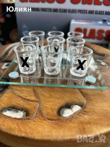 Морски шах с шотове от стъкло 🍻❌⭕, снимка 7 - Шах и табла - 53930091