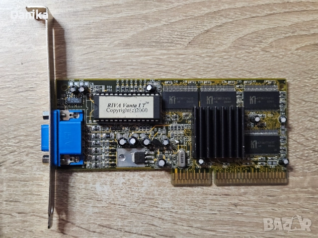 Работеща NVIDIA Riva Vanta LT/8M AGP 2x VGA ретро видеокарта