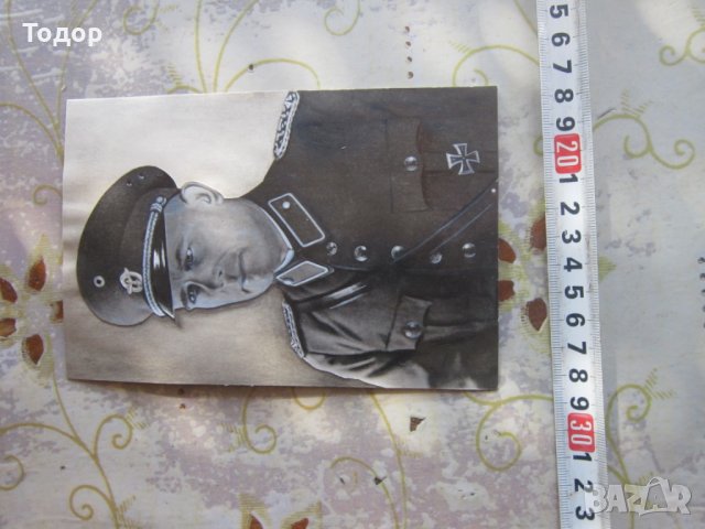 Снимка немски офицер генерал 3 Райх, снимка 2 - Колекции - 32078670