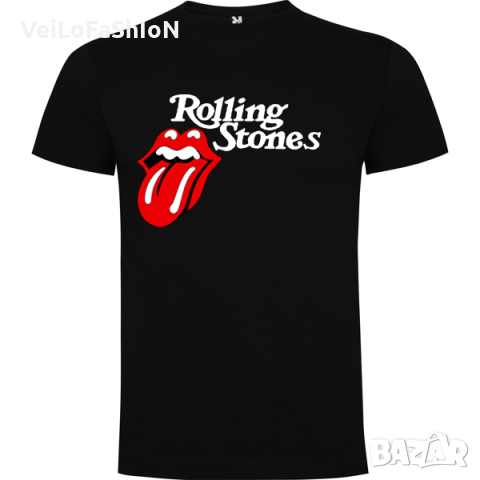 Нова мъжка тениска на музикалната група The Rolling Stones (Ролинг Стоунс)