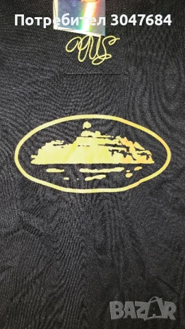 corteiz черна тениска , снимка 3 - Тениски - 50995239