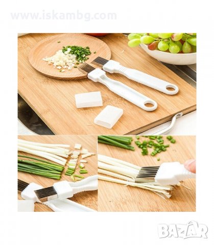ДОМАКИНСКИ НОЖ ЗА РЯЗАНЕ НА ПРЕСЕН ЛУК И ПРАЗ - код 1859, снимка 2 - Аксесоари за кухня - 33977843