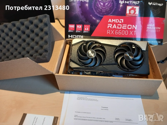  RX 6600XT SAPPHIRE NITRO+, снимка 12 - Видеокарти - 52679749