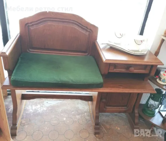 Новата ни красота дървена пейка за обуване с мека подложка за сядане., снимка 6 - Шкафове - 49919734