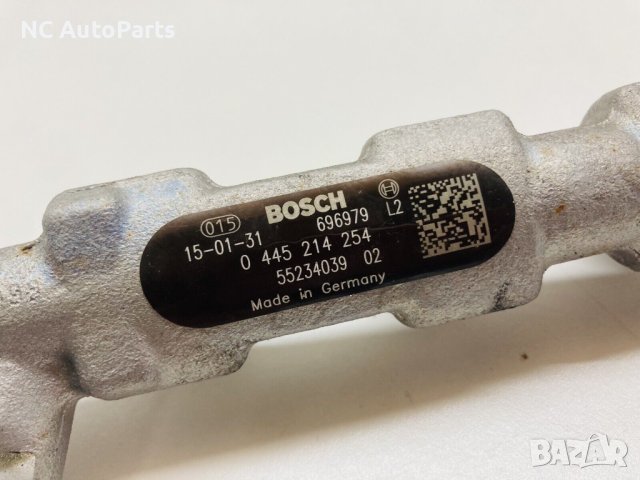 Горивна рейка за JEEP RENEGATE 1.6 дизел 120 коня EJK 55234039 0445214254 BOSCH 2016, снимка 2 - Части - 42571202