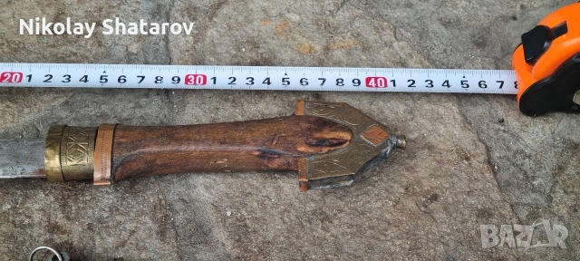 Стара арабска кама. Ханджар. Кумая , снимка 4 - Антикварни и старинни предмети - 53189992
