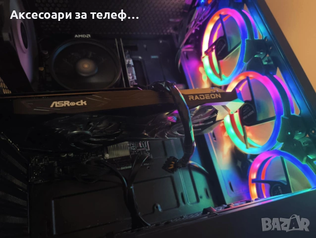 Продавам геймърски компютър + монитор