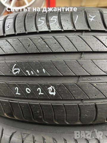 Гуми 205/55/17 Michelin 2 броя Летни, снимка 5 - Гуми и джанти - 53616560