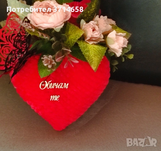 Плетени сърца за Свети Валентин или осми март , снимка 10 - Декорация за дома - 53275179