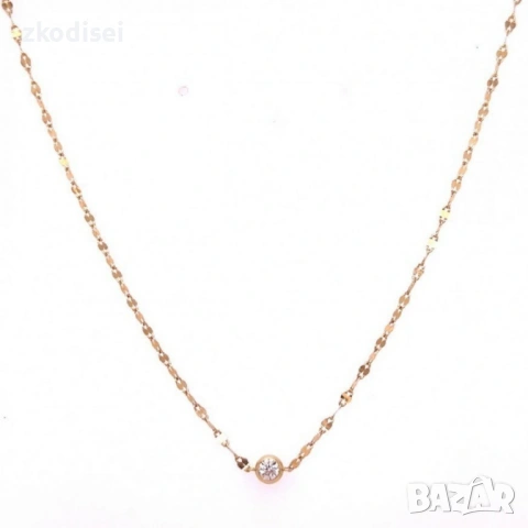 Златно колие 1,25гр. 46,0см. 14кр. проба:585 модел:36317-3