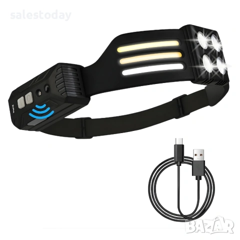 Челник със сензор LED, SOS