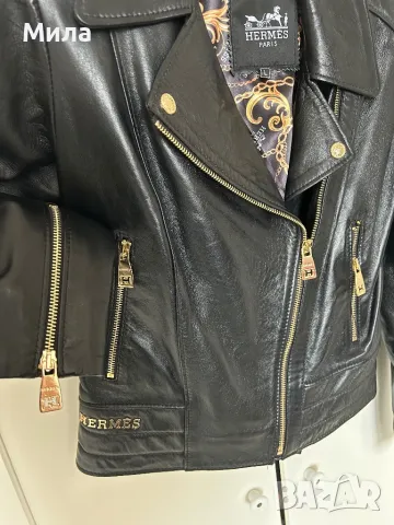 Яке оригинал, Hermes , естествена кожа, снимка 4 - Якета - 49523447
