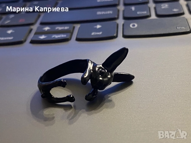 Пръстен “Заек” в наличност два цвята /А-74/, снимка 2 - Пръстени - 51537255