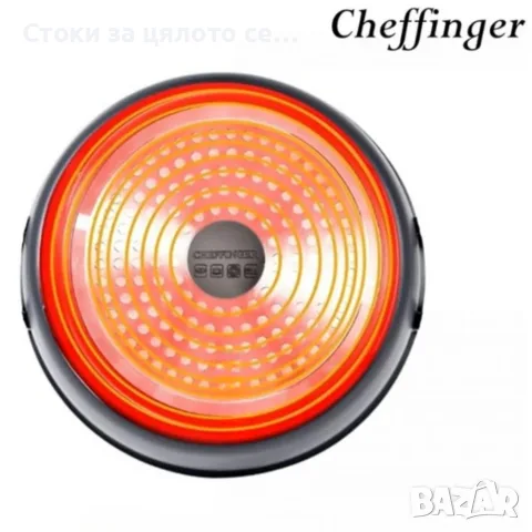 Комплект съдове за готвене Cheffinger 10 части, мраморно покритие, снимка 2 - Съдове за готвене - 52376220