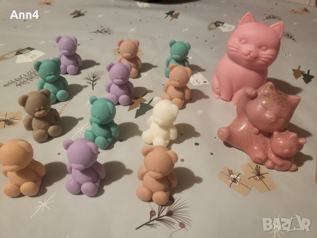 Свещи мече за подаръци за гости на кръщене, погача,рожден ден или декорация за дома, снимка 5 - Декорация за дома - 43488427