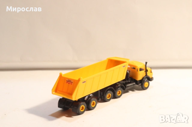 KIBRI H0 1/87 MERCEDES BENZ ГОНДОЛА САМОСВАЛ КАМИОН МОДЕЛ, снимка 7 - Колекции - 54226053