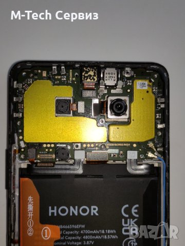 Honor magic 4 lite 5g части основна платка камера блок захранване слушалка звънец бутони батерия, снимка 3 - Резервни части за телефони - 42523779