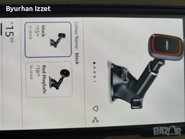 Поставка за телефон и таблетка APPS CAR, снимка 2 - Аксесоари и консумативи - 54041272