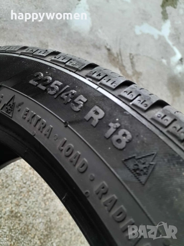 Зимни гуми 2бр 225 45 18, снимка 4 - Гуми и джанти - 51861297