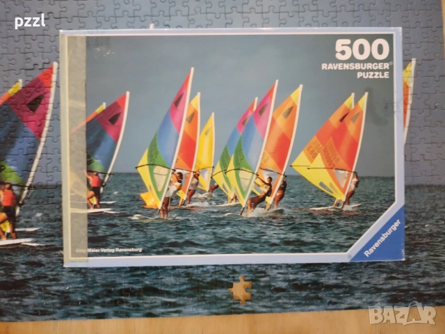Пъзел "Sailbording” Ravensburger 1986г. 500 части