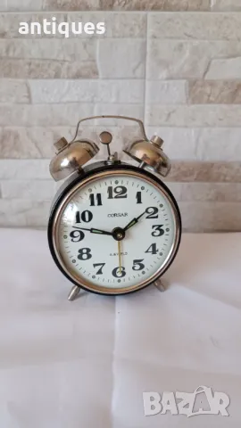 Стар часовник / будилник - CORSAR - Made in Hungary - 1965г., снимка 1