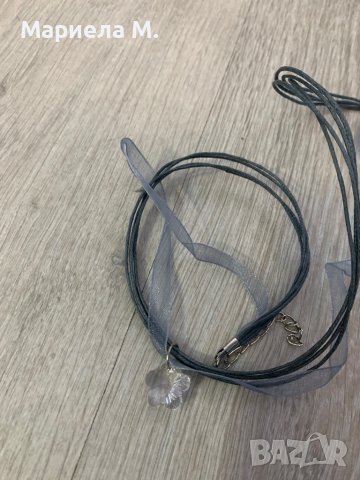Колие с камък Swarovski, ново, снимка 2 - Колиета, медальони, синджири - 39884304