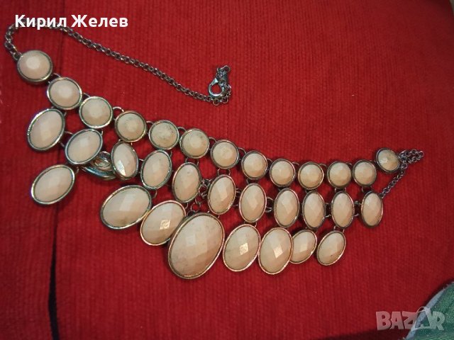 РЕТРО АРТИСТИЧНО КОЛИЕ ОГЪРЛИЦА 74941, снимка 2 - Колиета, медальони, синджири - 29755490