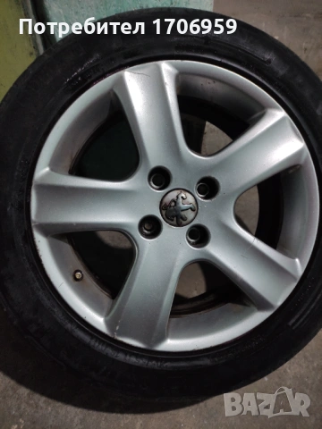 4 лети джанти за пежо 307, снимка 2 - Гуми и джанти - 54228910