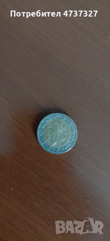 2 евро франция 2002г, снимка 2 - Други ценни предмети - 54279261