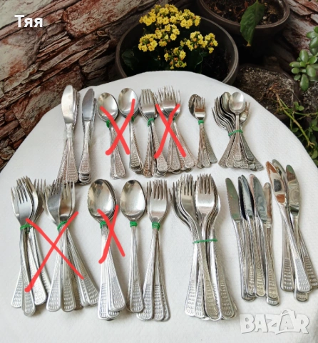 Прибори за хранене Перла 