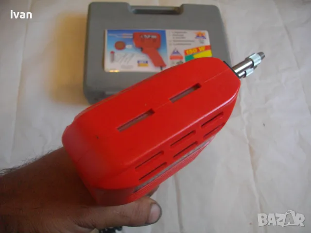 НОВ 150 вата Немски Индукционен електрически ПОЯЛНИК Пълен комплкт 3 Човки Top Craft TPL 150, снимка 15 - Поялници и запояване - 47402294