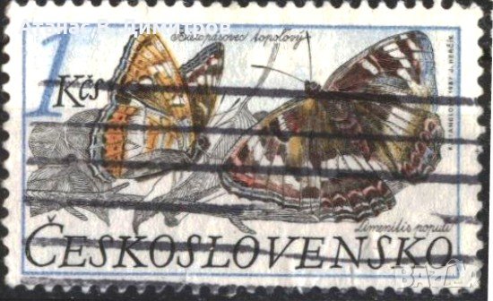 Клеймованa маркa Фауна Пеперуди 1987 от Чехословакия