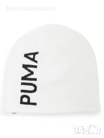 Puma Шапка Ess Classic Cuffless Бяла