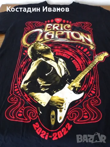 Eric Clapton рок конерт тениска Ерик Кпептън, снимка 3 - Тениски - 55725168