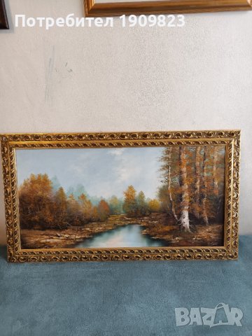 Голяма маслена картина , снимка 4 - Картини - 44255109