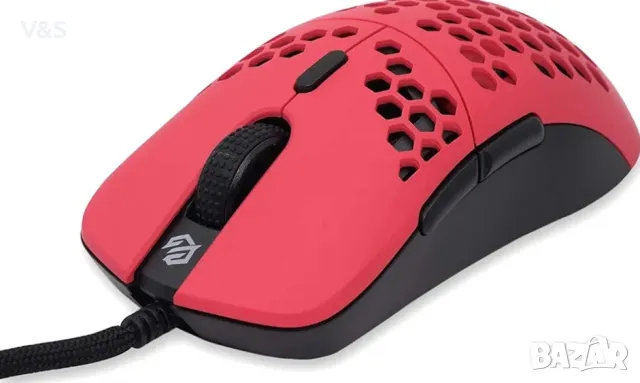 Гейминг мишка Gwolves Hati HTM Лека кабелна мишка за игри с пчелна пита, ~56 g, 3389 сензор, 16 000 , снимка 4 - Клавиатури и мишки - 48667084