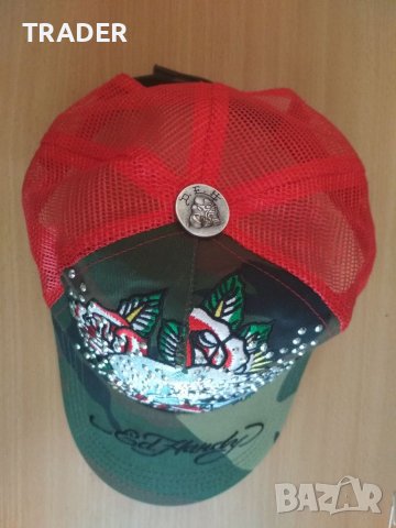 шапка с козирка бейзболна ED HARDY by Christian Audigier, снимка 5 - Шапки - 36589678