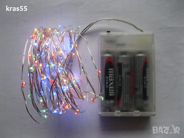 Светещи гирлянди на батерии, снимка 2 - Декорация за дома - 39068037