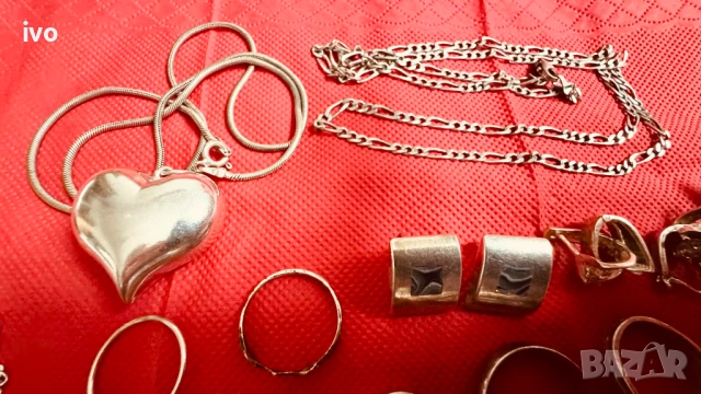 Сребърни бижута проба 925, 262 грама, снимка 9 - Обеци - 53134224