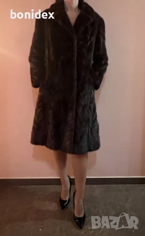  Стилен зимен визон/палто. Като нов, много запазен, без забележки