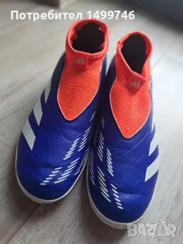 adidas Performance - Футболни обувки Predator League, Кралско Синьо, Бял, Аленочервен, , снимка 2 - Детски маратонки - 49481268